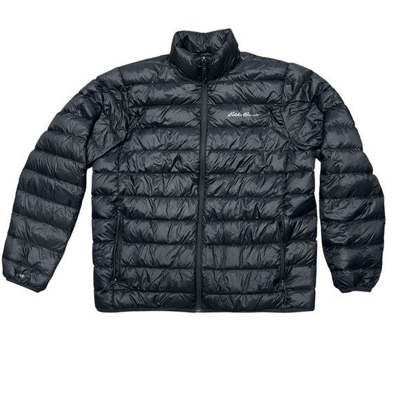 EDDIE BAUER Men’s Black Classic EB650 Down Jacket Size L - Picture 1 of 10